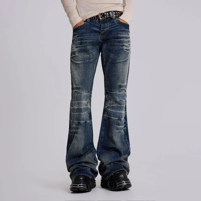 Vintage Bootcut Jeans Flared Jeans — vista posteriore