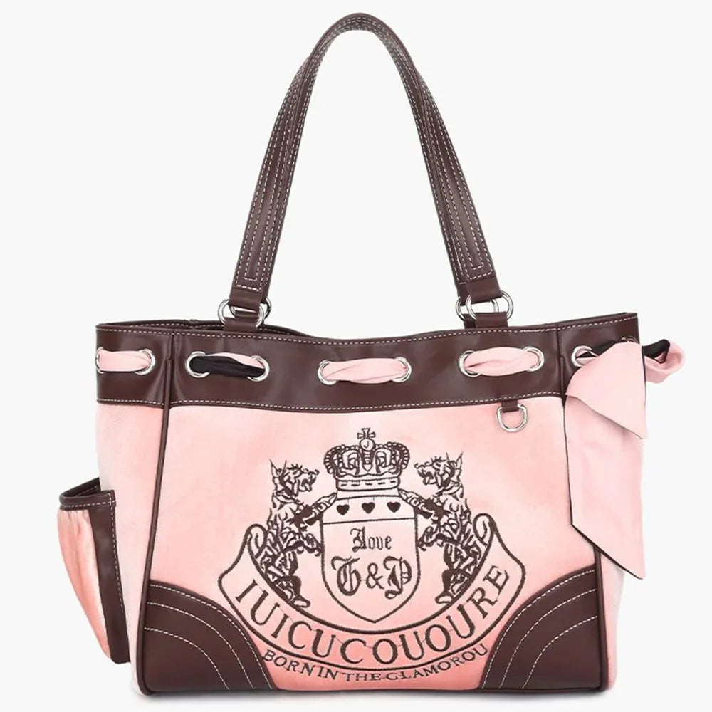 Vintage Couture Velvet Handbag — vista posteriore
