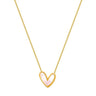 Y2K Vintage Elegant Abstract Love Heart Pendant Necklace