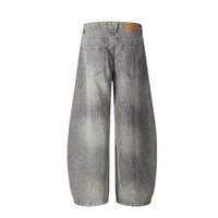 Vintage Heavy Baggy Denim Barrel Jeans — dettaglio