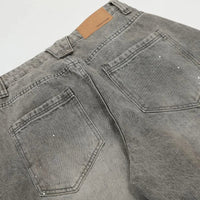Vintage Heavy Baggy Denim Barrel Jeans — dettaglio della stampa
