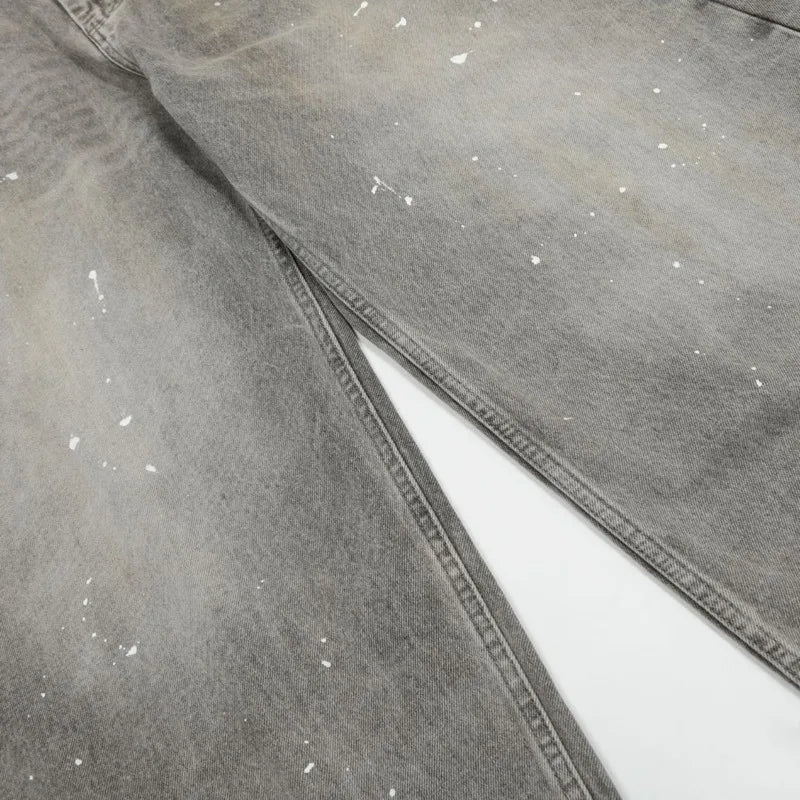 Vintage Heavy Baggy Denim Barrel Jeans — vista laterale
