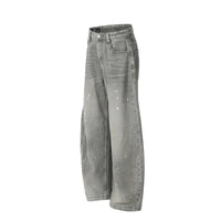 Vintage Heavy Baggy Denim Barrel Jeans — vista posteriore