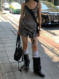 Vintage High Waist Cargo Shorts — in alternativa