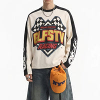 Vintage Long Sleeve Racing Top — vista posteriore