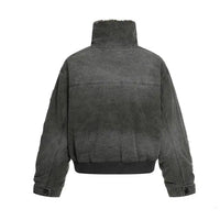 Vintage Mens Fleece Lined Padded Coat Jacket — dettaglio della stampa