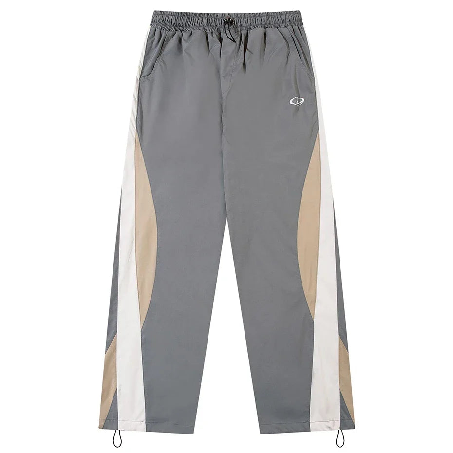 Vintage Panelled Parachute Trousers — vista frontale