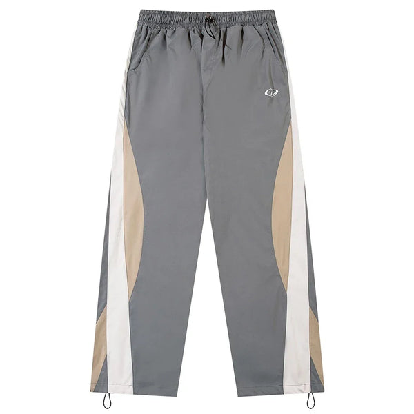 Vintage Panelled Parachute Trousers — vista frontale