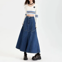Vintage Patchwork Umbrella Maxi Skirt — in alternativa