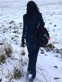 Vintage Turtleneck Sweater — vista laterale