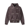 Y2K Vintage Washed Airplane Clip Denim Jacket Coat