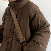 Waffle Shell Padded Puffer Jacket Coat — in alternativa