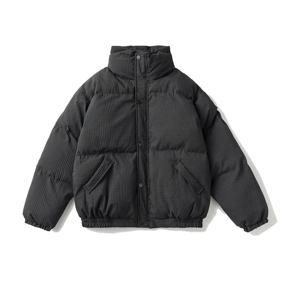 Y2K Waffle Shell Padded Puffer Jacket Coat