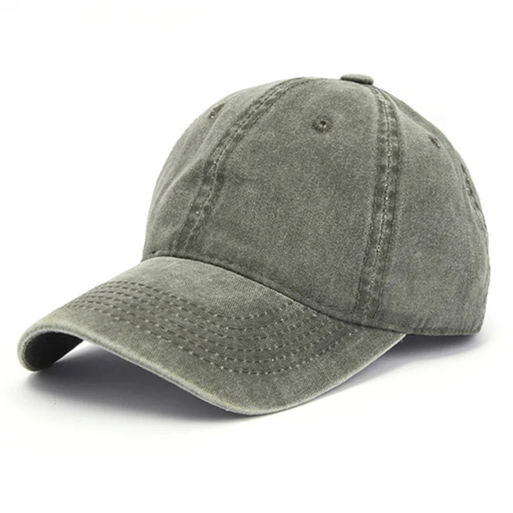 Washed Baseball Cap — vista frontale