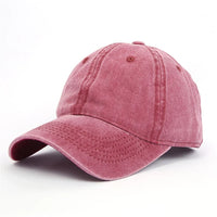 Washed Baseball Cap — dettaglio del tessuto