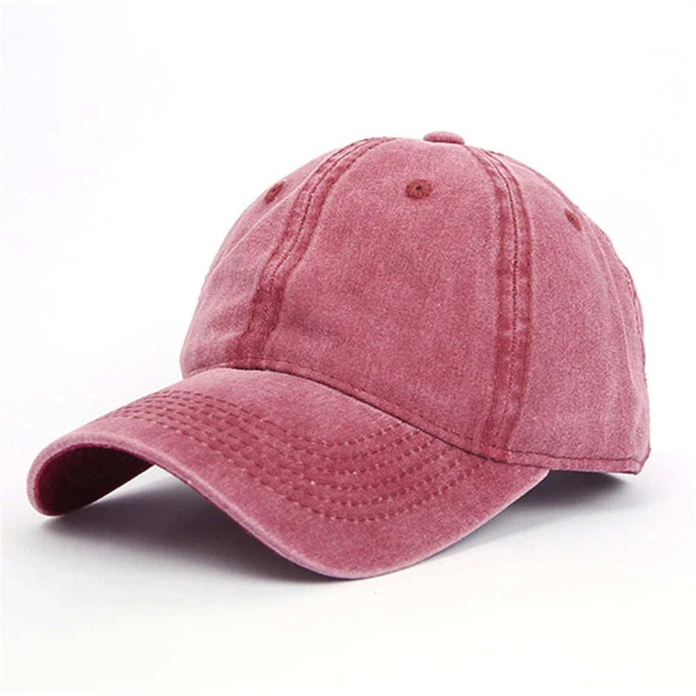 Washed Baseball Cap — dettaglio della stampa