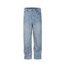 Y2K Washed Blue Streetwear Boot Cut Baggy Jeans