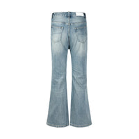 Washed Boot Cut Blue Jeans — in alternativa