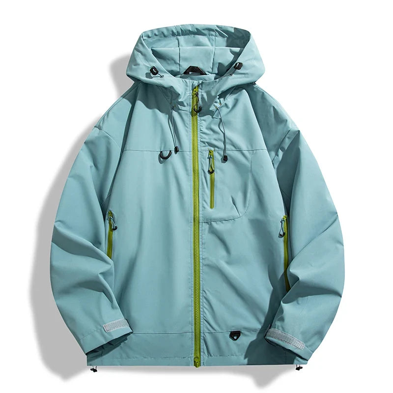 Waterproof Single Layer Windbreaker — vista laterale