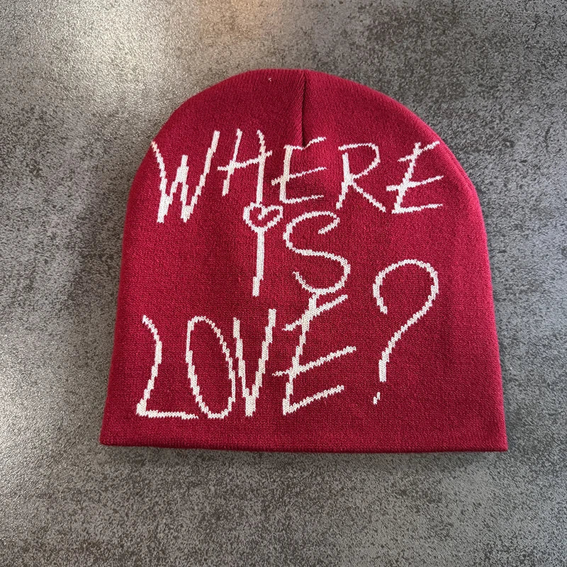 "Where Is Love?" Graphic Beanie — vista posteriore