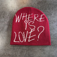 "Where Is Love?" Graphic Beanie — vista posteriore