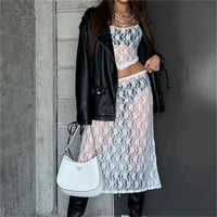 White Fairy Grunge Flowy Midi Skirt — in alternativa