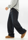 Y2K Wide Leg Baggy Dark Wash Jeans