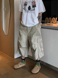 Wide Leg Vintage Cargo Jorts Shorts — in alternativa