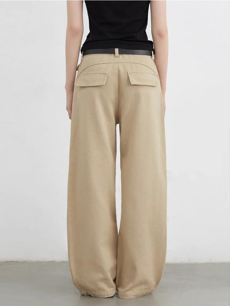 Wide Leg Workwear Boyfriend Fit Jeans — dettaglio della stampa