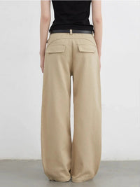 Wide Leg Workwear Boyfriend Fit Jeans — dettaglio della stampa