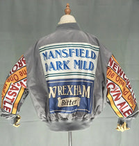 Windbreaker Coat Patch Design Jacket — dettaglio del tessuto