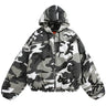 Y2K Winter Camo Hooded Jacket Coat