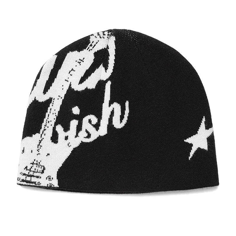 Winter Wish Graphic Beanie — vista frontale