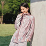 Y2K Womens All Over Graphic Breathable Windbreaker Coat