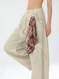 Womens Apricot Baggy Wide Leg Jeans — dettaglio della stampa