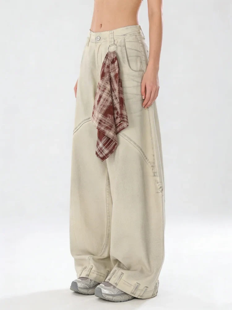 Womens Apricot Baggy Wide Leg Jeans — dettaglio