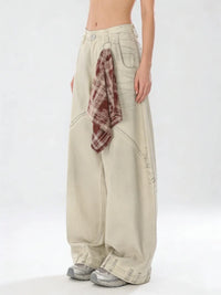 Womens Apricot Baggy Wide Leg Jeans — dettaglio