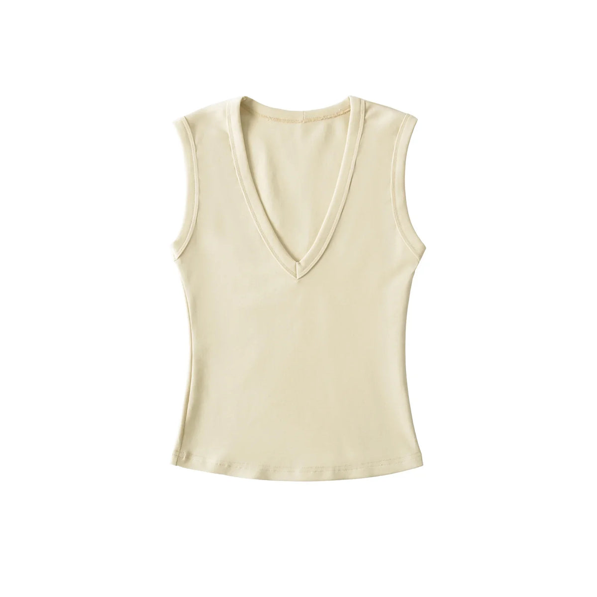 Womens Essentials Low Cut Crop Top — vista posteriore