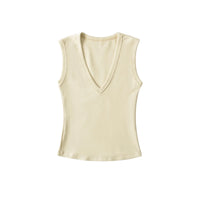 Womens Essentials Low Cut Crop Top — vista posteriore