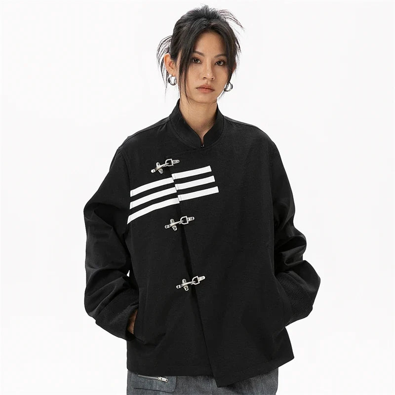 Womens Jet Clasp Blazer Jacket Coat — dettaglio