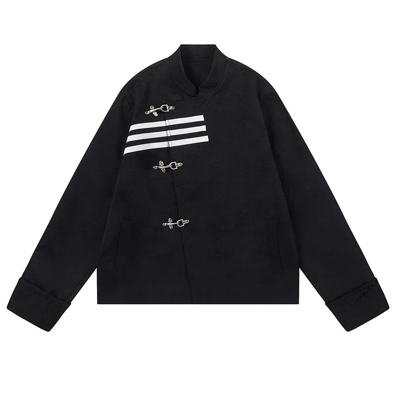 Womens Jet Clasp Blazer Jacket Coat — vista frontale