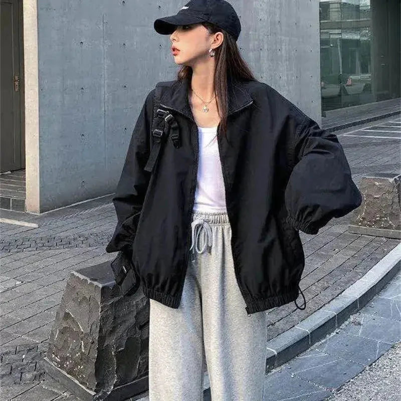Womens Oversized Jacket Coat — vista posteriore