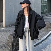 Womens Oversized Jacket Coat — vista posteriore