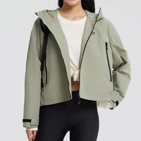 Womens Short Waterproof Windbreaker Jacket — in alternativa