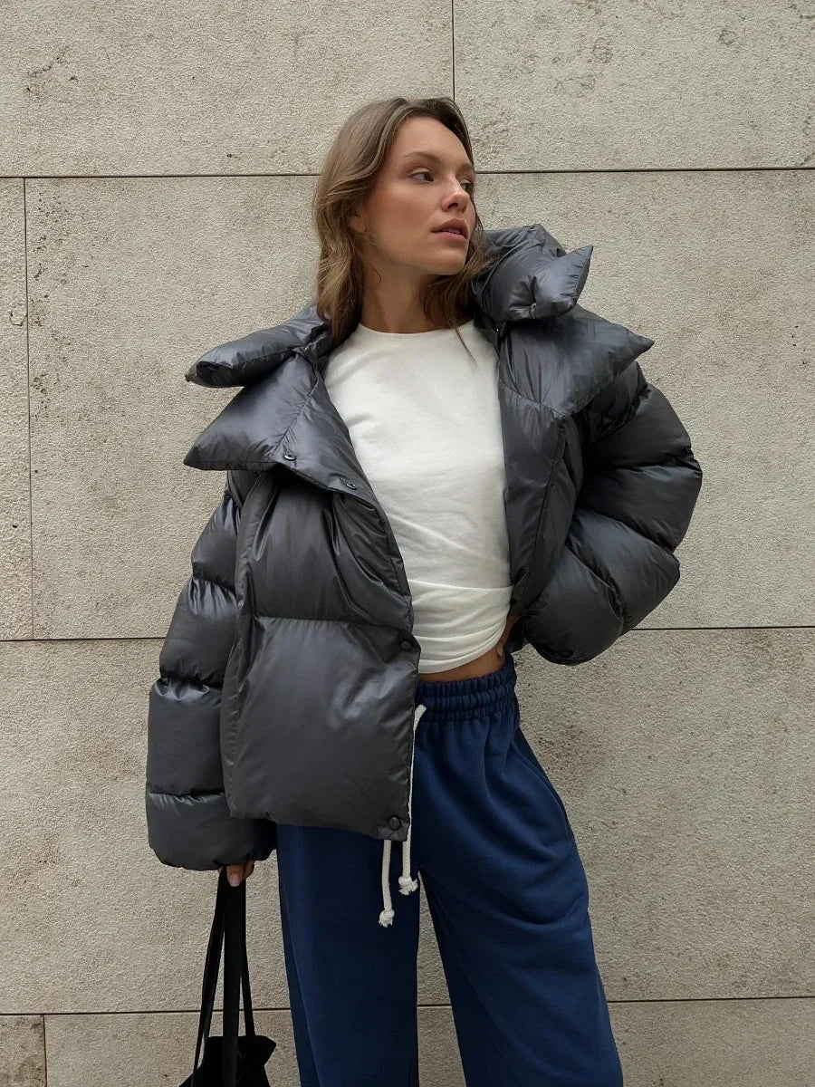 Womens Winter Warmer Hooded Puffer Jacket Coat — in alternativa