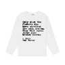 Y2K Words Of Wisdom Long Sleeve Graphic Top T Shirts
