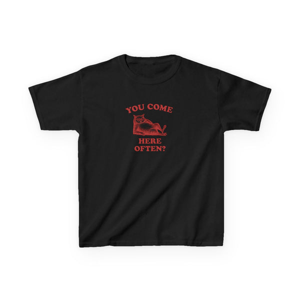 You Come Here Often? Graphic Baby Tee — vista frontale